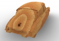 wooden toys famous citroen ds 19 c