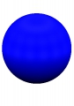 ball 3D sphere planet Azul