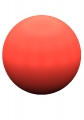 ball 3D sphere planet Rojo