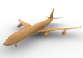 wooden toys famous boeing 747 a
